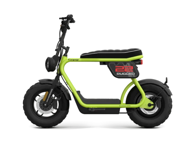 mini mopedas Coopop Rugged Lime